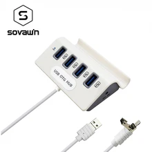 2 в 1 USB Micro usb-хаб OTG компьютер смартфон мульти 4 порта разветвитель держатель телефона для ПК Поддержка внешнего питания