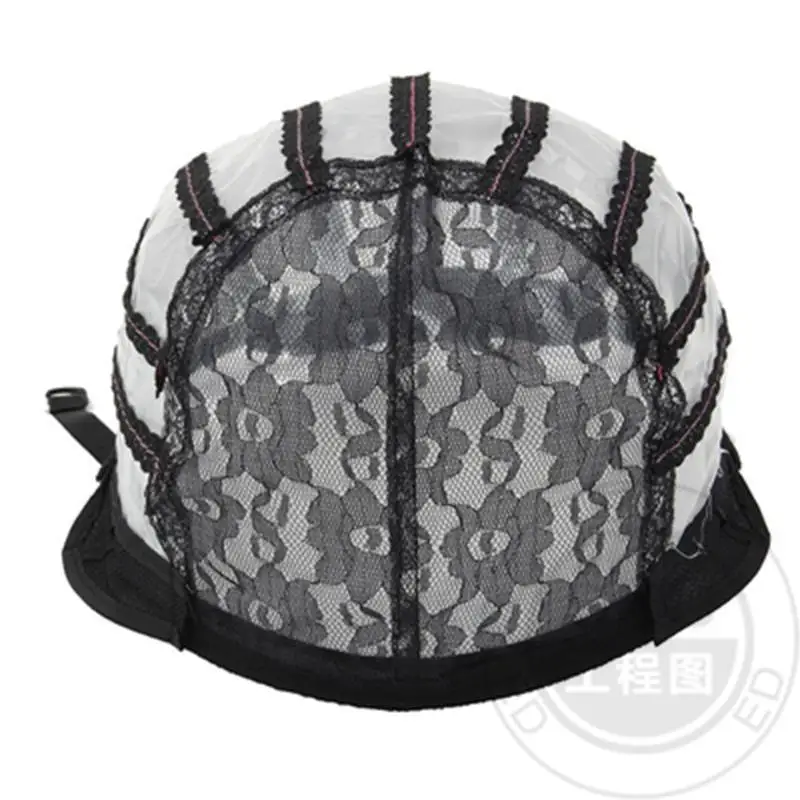 Регулируемый ремень волос сетка шапочка под парик Hairnet топ стрейч кружева сетки кепки s ткачество кепки для изготовления парика для женщин мужчин