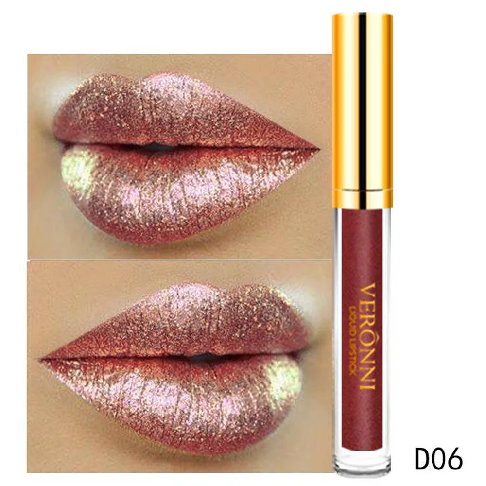 

#501 2018 New Fashion 10 Color Womens Magic Glitter Flip Lipstick Flip Pull Matte Pearl Lip Gloss Club Freeship