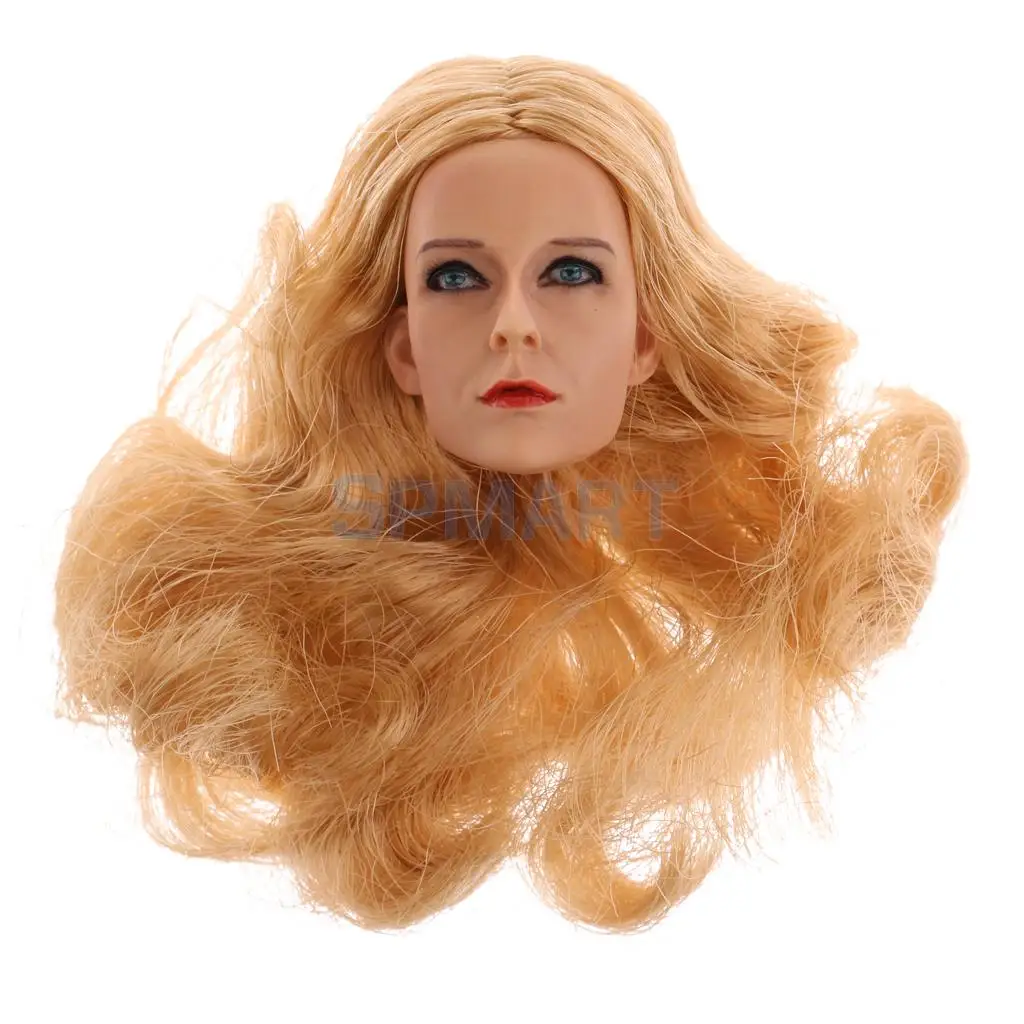

1/6 Scale Female Head Sculpt Model for 12'' Action Figure Body #D