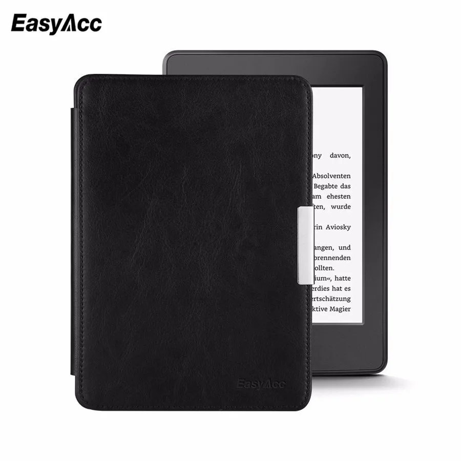 Easyacc Магнитный кожаный чехол для Amazon Kindle Paperwhite 6 дюймов электронная книга стенд кожаный чехол смарт-Авто Режим сна/Пробуждение - Цвет: same  as picture