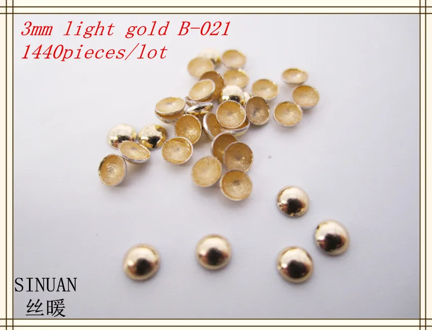 3mm light gold_
