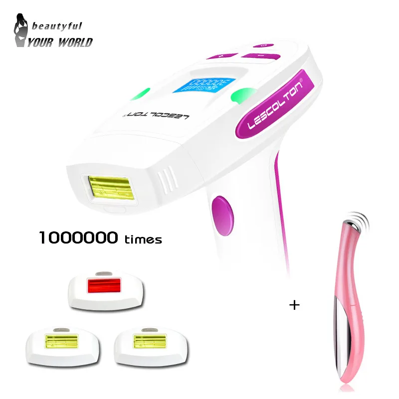 

Original Lescolton IPL Epilator Hair Removal 1000000 times 4in1 depilador a laser LCD Display Machine Laser Permanent