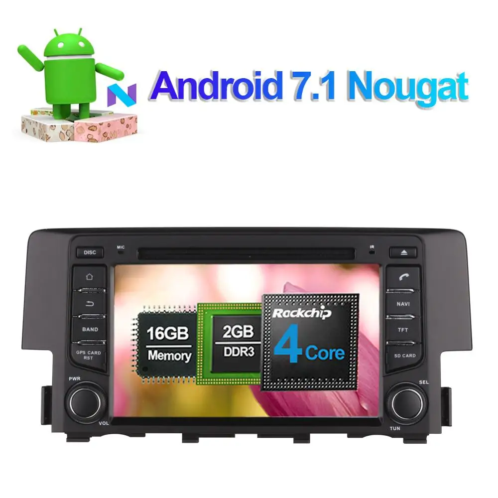 Top Android 8.0 Octa Core 4GB RAM Car DVD Multimedia Player For Honda Civic 2016- GPS Navigation Bluetooth Head Unit Radio Stereo 1 Top Android 8.0 Octa Core 4GB RAM Car DVD Multimedia Player For Honda Civic 2016- GPS Navigation Bluetooth Head Unit Radio Stereo 1