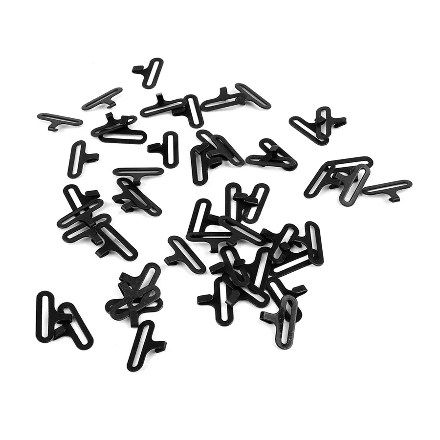 Buy 50Pcs Black Bow Tie Hooks Clip Hardware Cravat