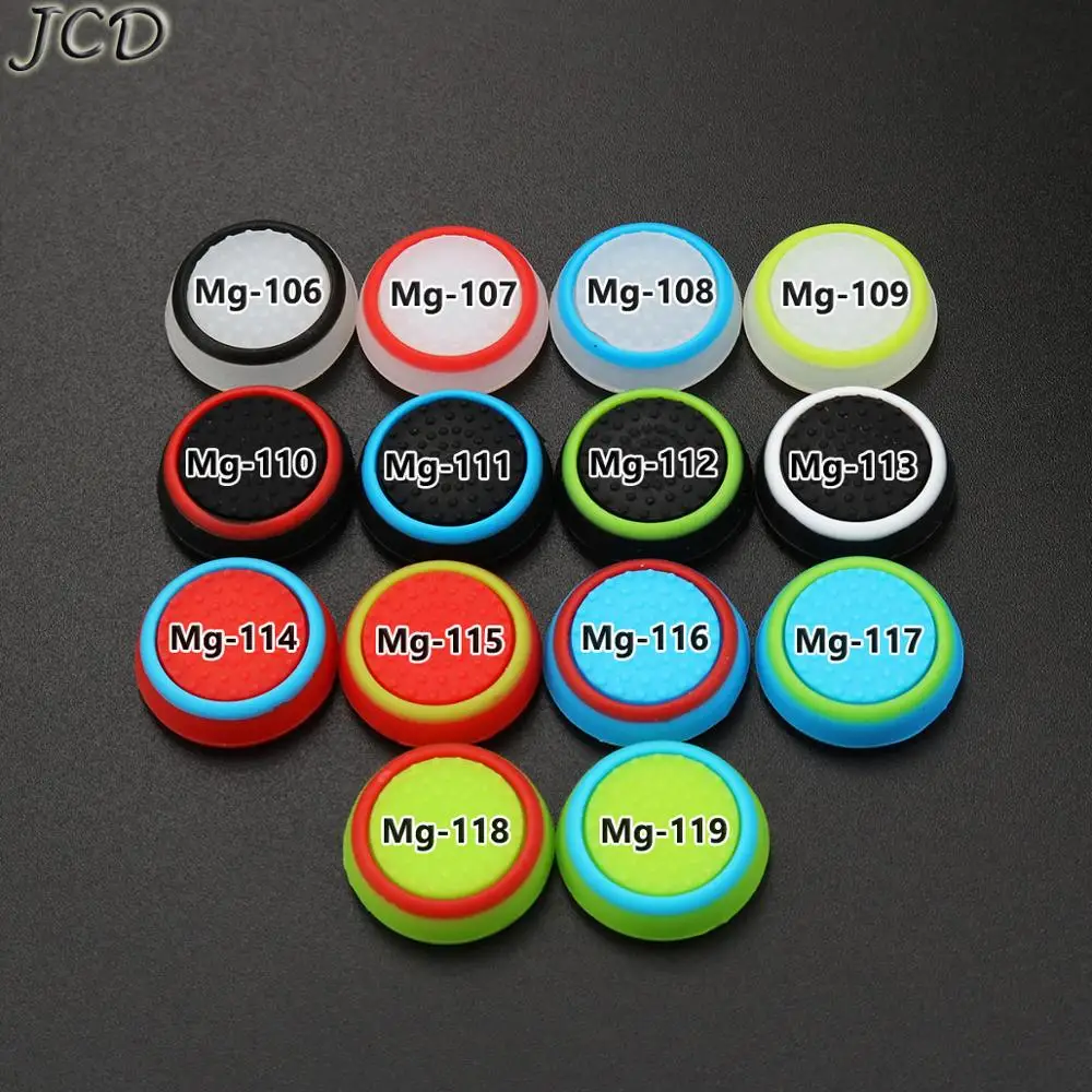 

JCD 2pcs/lot Silicone Analog Thumb Grips Cover for PS4 / PS3 for Xbox one Slim Thumb JoyStick Rubber Silicone Caps