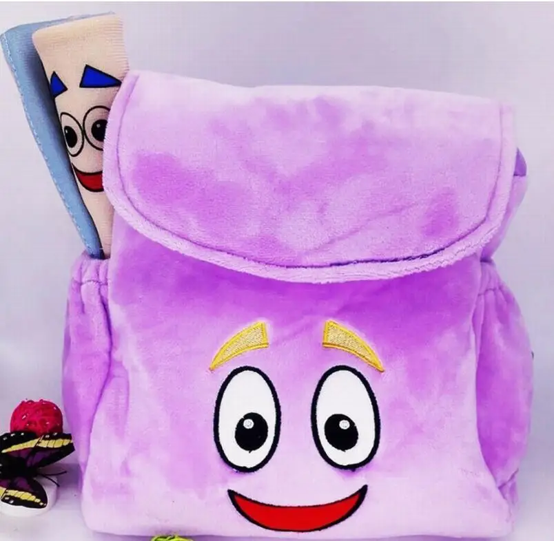 Hot Sale Love Adventure Dora Map Backpack Kindergarten Preschool Lovely