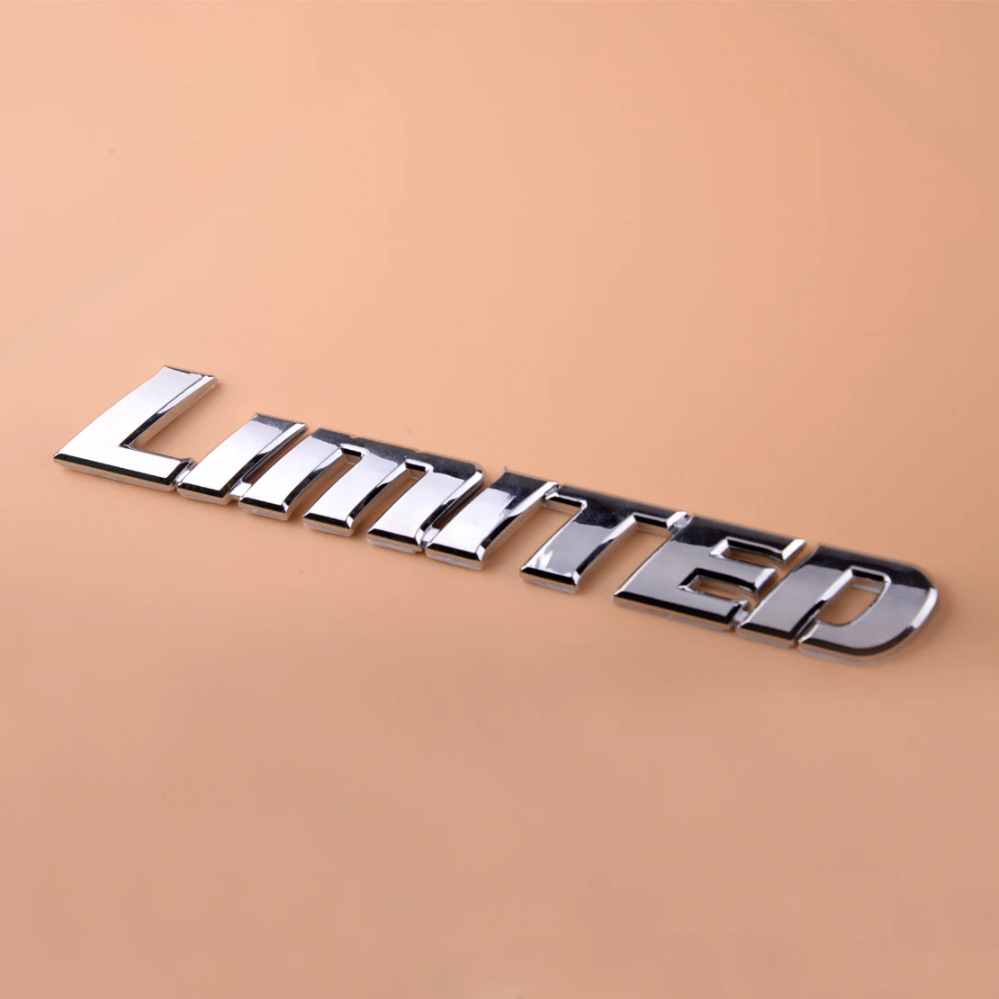 

CITALL Car 3D Chrome ABS Badge Sticker Luxury LIMITED Edition Letter Emblem Logol Fit for Toyota Highlander 2016 2017 2018 2019