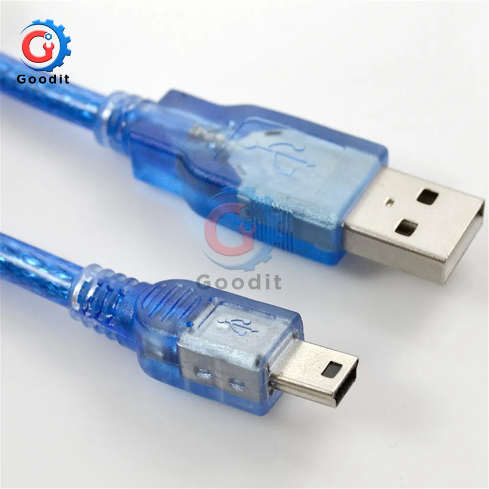 Ready Stock) 30 CM USB Cable Micro Mini Type B For Nano Mega Leonardo Uno Pro Micro DUE Arduino - Foto 8
