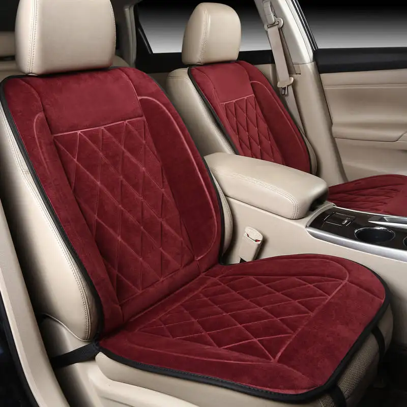 Автомобиль многофункциональный массаж спины стул подушка автомобильный массаж шеи и тела талии Отопление - Название цвета: Red heating