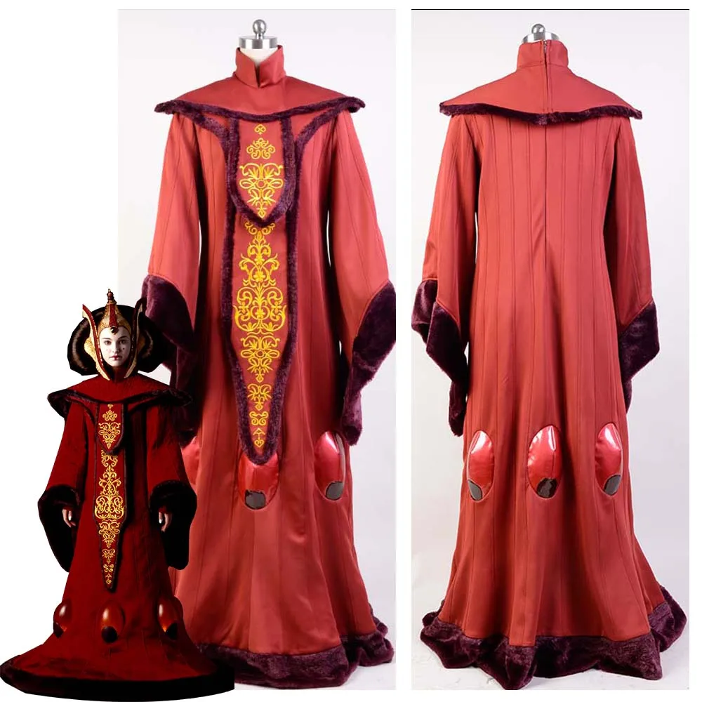 

Star Wars Costume Star Wars Phantom Menace Queen Padme Amidala COSplay Costume Outfit Adult Halloween Costume Customized