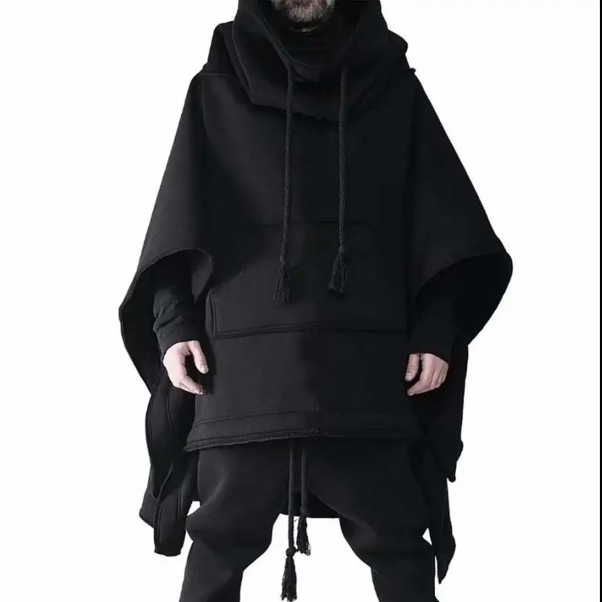 men's hooded wool cloak