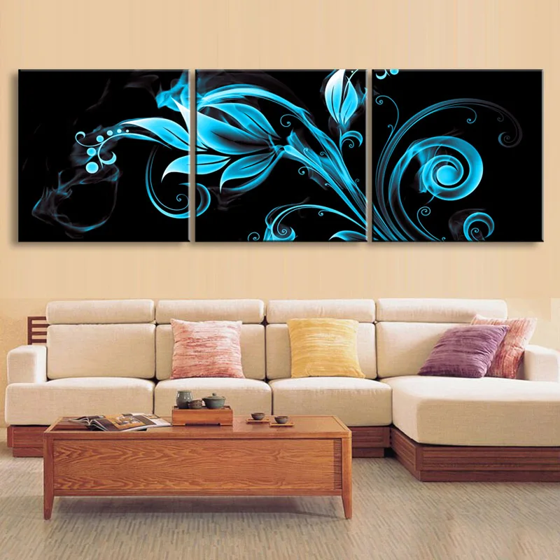 3 pieces high-definition print Landscape canvas oil painting poster and wall art living room picture PF3-022 (13)