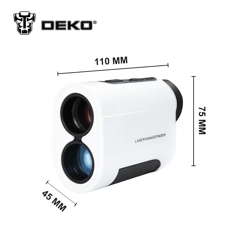 Лазерный дальномеры DEKO цифровой Монокуляр 6X 600 м для охоты гольфа|laser rangefinders