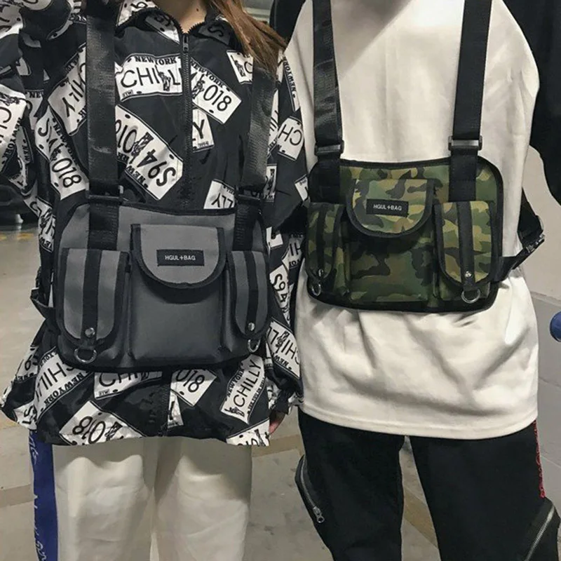 Hot Fashion Women Chest Bags INS Popular Outdoor Sport Waist Crossbody PUBG Female Bolsa Personality Unisex Shoulder Bag SS3498 (7)