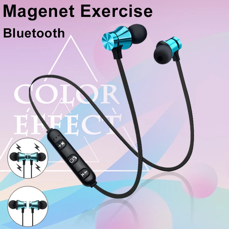 Магнитная аттракцион Bluetooth наушники водостойкая Спортивная гарнитура 4 2 со