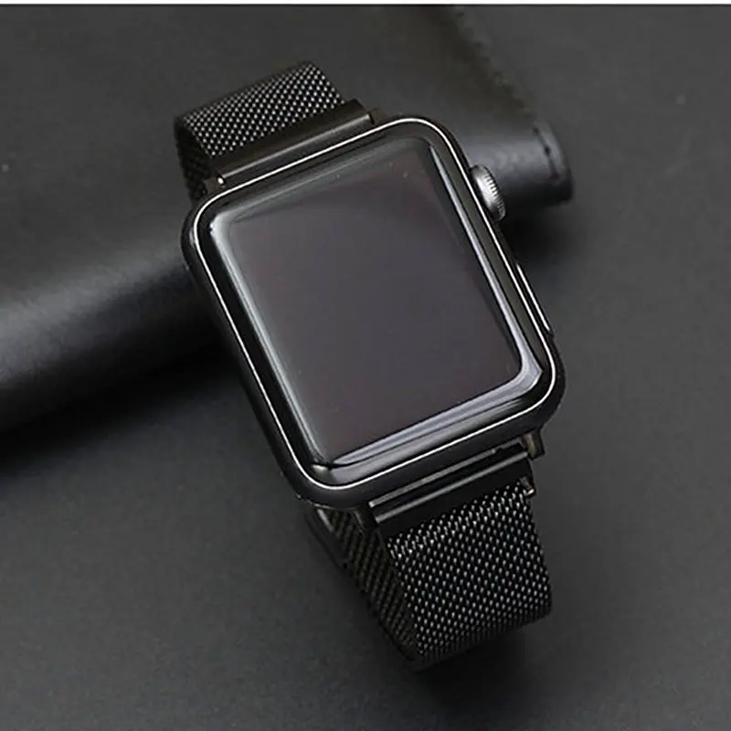 Ремешок для ремешка 44 мм 40 iWatch 42 38 браслет из нержавеющей стали Миланская петля