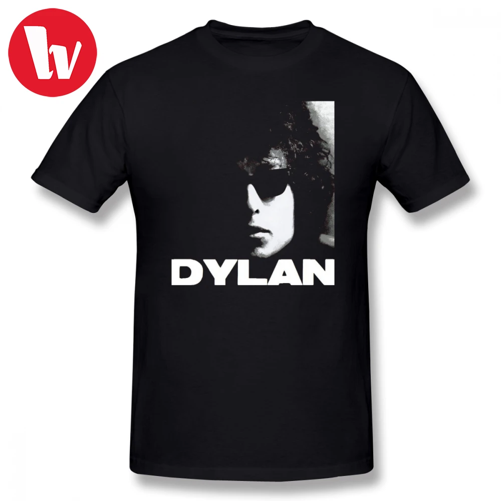 

Icon T-Shirt Bob Dylan T Shirt Men Print Short Sleeve Classic Tee Shirt Summer Graphic Tees Male 100% Cotton Casual T Shirts