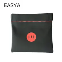 Easya Портативный наушники сумка Наушники Случае Наушники Аксессуары искусственная кожа Чехол Высокое качество для хранения гарнитуры коробка