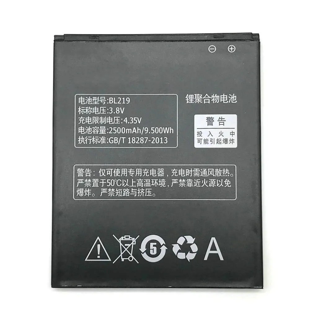 

2500mAh BL219 BL 219 LI-ion Phone Battery For Lenovo A880 S856 S810t A889 A890e A916 Replacement Phone Battery Parts