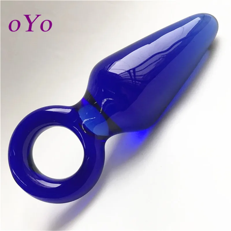 Искусственный Пенис Oyo Pyrex со стеклянными анальными бусинами анальная пробка с