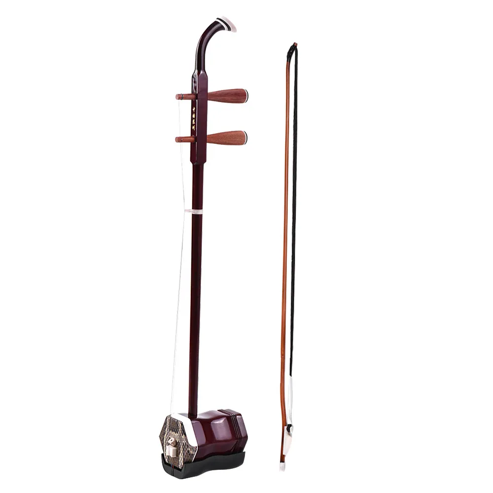 

Solidwood Erhu Chinese 2-string Violin Fiddle Traditional Chinese Stringed Musical Instrument