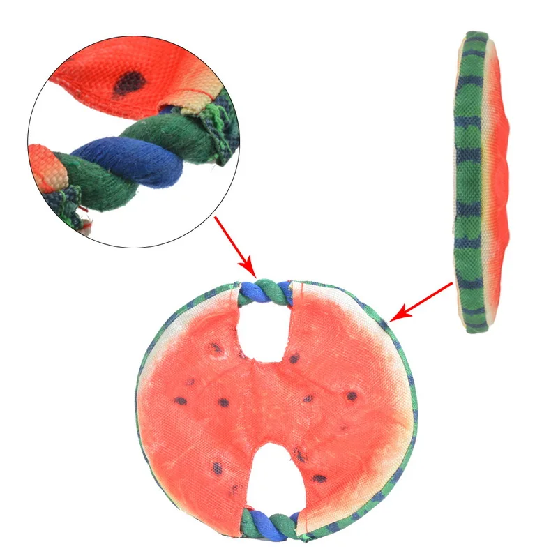 Собака, уход за зубами игрушка арбуз полотняная игрушка Кинологический игрушка из каната большие коренные зубы очистки интерактивные Toy1 шт