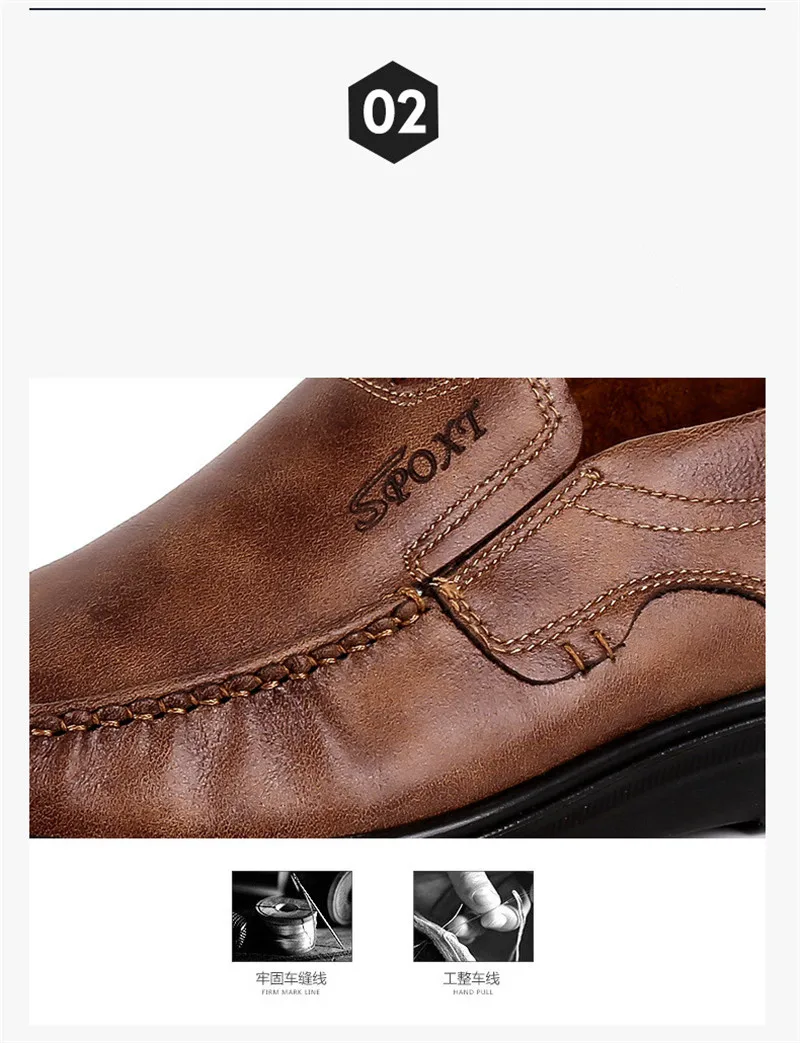 Г. Новая удобная мужская повседневная обувь Лидер продаж, мужские лоферы качественная кожаная обувь мужские мокасины на плоской подошве Большие размеры 38-48