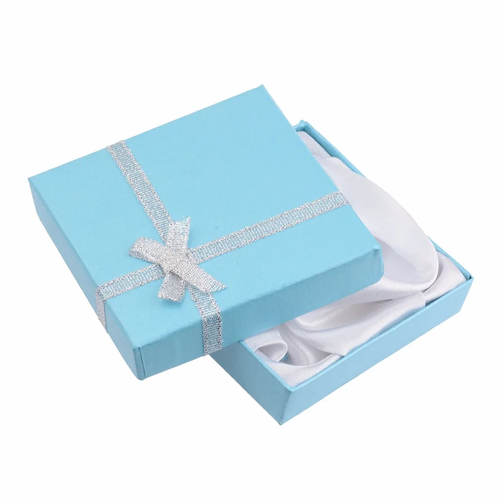 9*9 см браслет коробка квадратная лук Бумага браслет/наручные часы ювелирные изделия Подарочная коробка