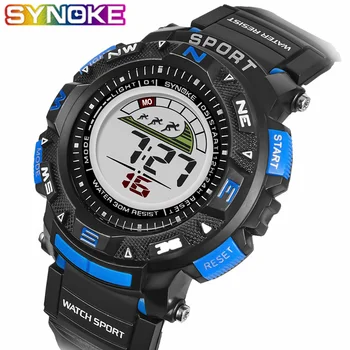 

SYNOKE Sport Student Children Watch Kids Watches Boys Clock Child LED Digital Wristwatch Electronic Watch for Boy Gift Watches