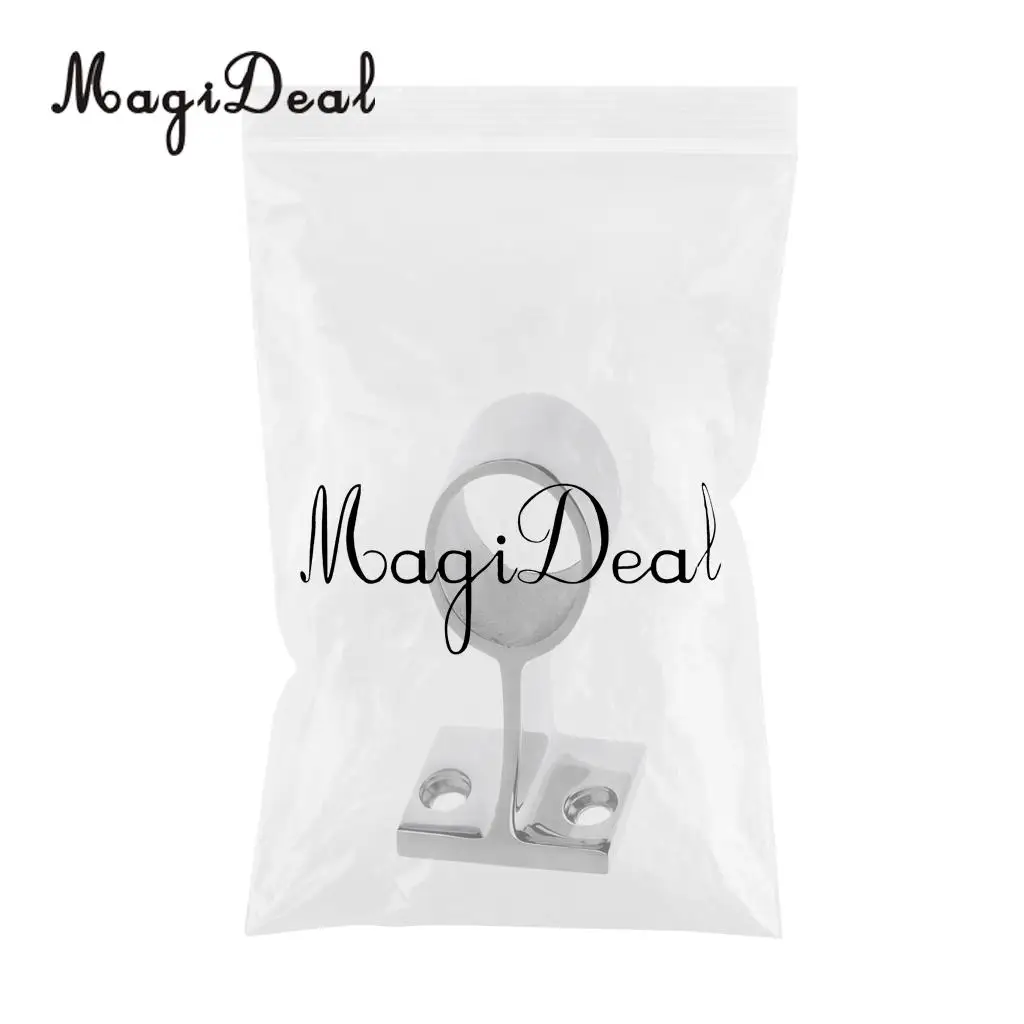 MagiDeal Durable Marine Grade Stainless Steel Boat Hand Rail Center Stanchion Replacement Kit for Pipe 7/8' Kayak Dinghy Supply