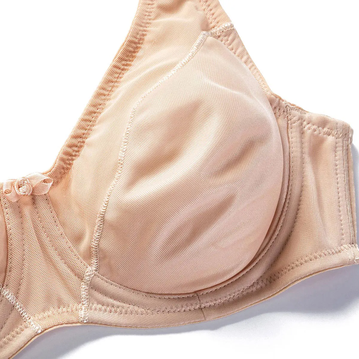 Goede Vrouwen Volledige Dekking V hals Non Padded Beugel Minimizer Bh Plus Size