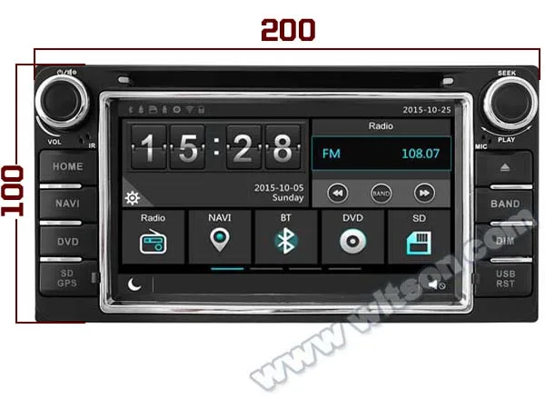 Top WITSON Android 9.1 car auto radio For TOYOTA COROLLA/RAV4/VIOS/HILUX/Terios CAR DVD NAVIGATION DVR/DAB/OBD/TPMS SUPPORT 9