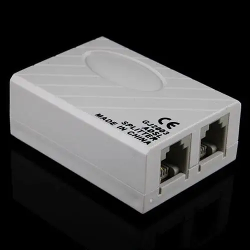 

RJ-11 ADSL Modem Broadband Phone Line Splitter Filter 1/5pcs to Choose High-quality #257