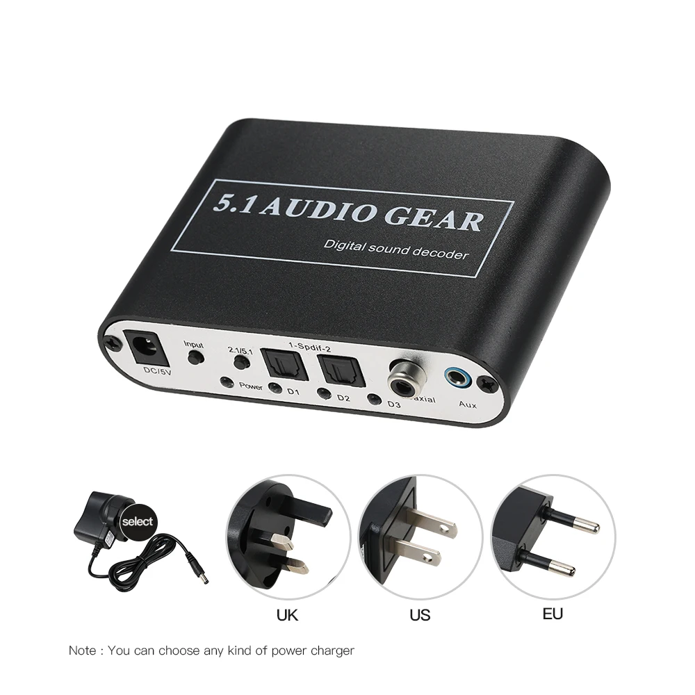 Buy 5.1 Channel AC3/DTS Audio Gear Digital Surround