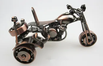 

1PC New Living Room Decoration Wholesale Creative Desktop European Iron Sidecar Motorcycle Model Motorcycle MB 005