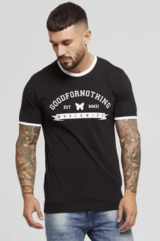 

2018 Clothing 2 Colors Round Neck T-shirt Mens Sport T-shirt Fitness Running Gym outdoor