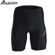 ARSUXEO мужские колготки для бега короткие Светоотражающие быстросохнущие эластичные спортивные Леггинсы Компрессионные шорты для спортзала и фитнеса летние спортивные штаны