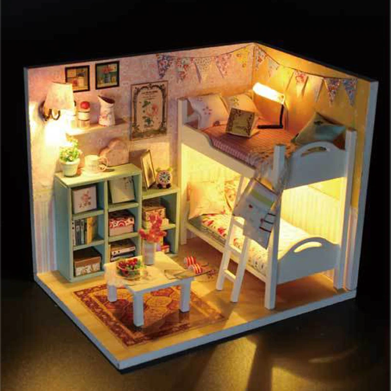 Buy TuKIIE DIY DollHouse Miniature With Furnitures