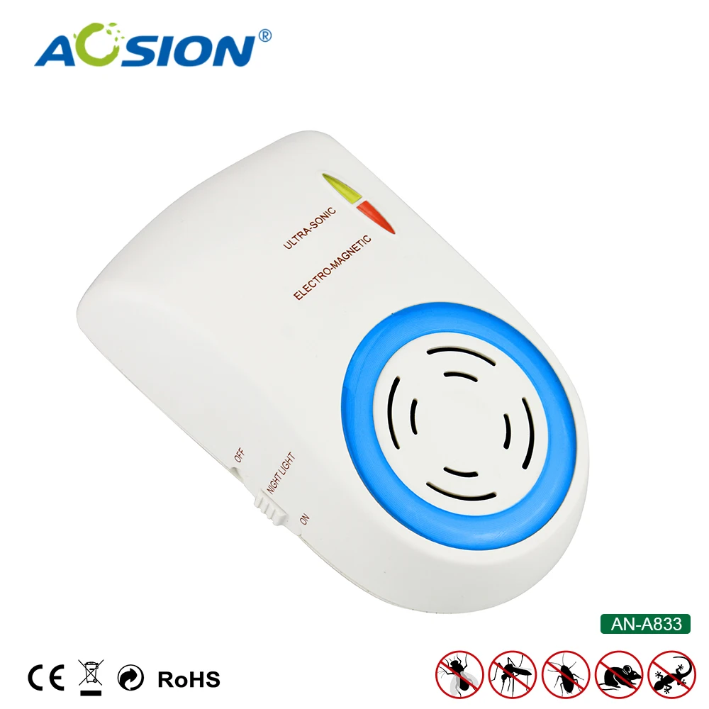 

Free Shipping Pest Control Ultrasonic Pest Reject Electronic Anti Rodent Insect Repellent Mouse Cockroach Mosquito Repeller
