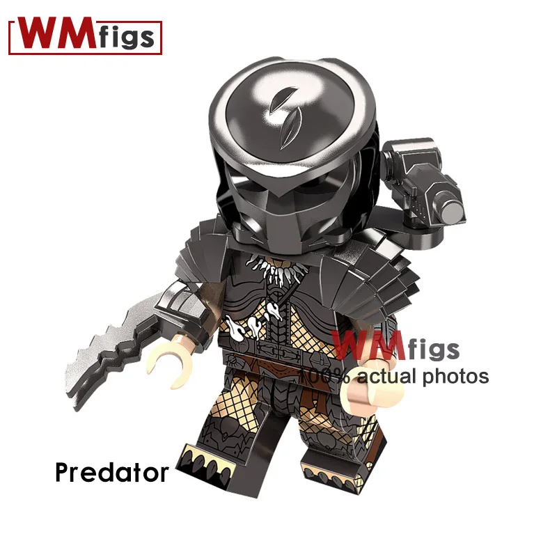 

Single Voltron Legoings Predator Movie Anime Series Jason Action Figures Miku Model Brick Building Blocks Toys for Children Gift