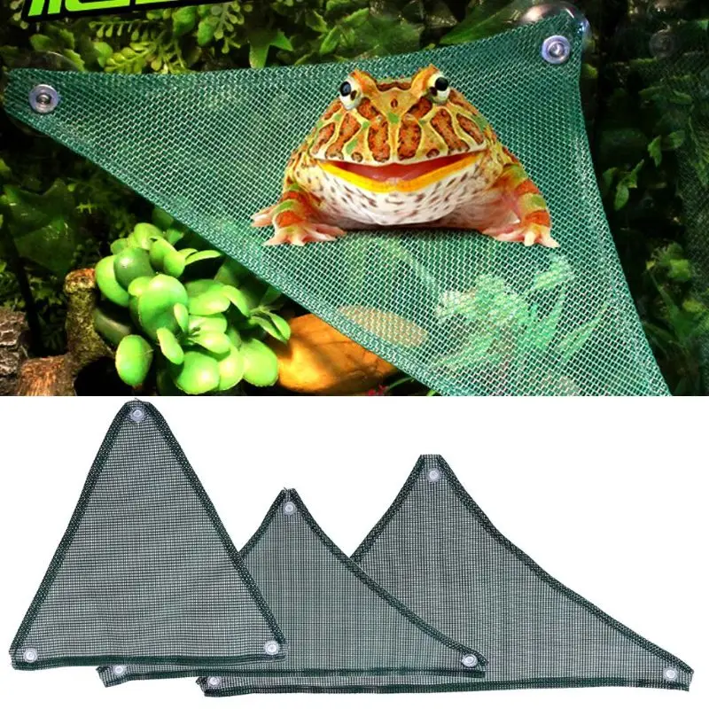

Reptile Hammock Lounger Lizards Snakes Breathable Mesh Basking Platform Sleeping Bed Reptiles Animal Supplies S/M/L Size