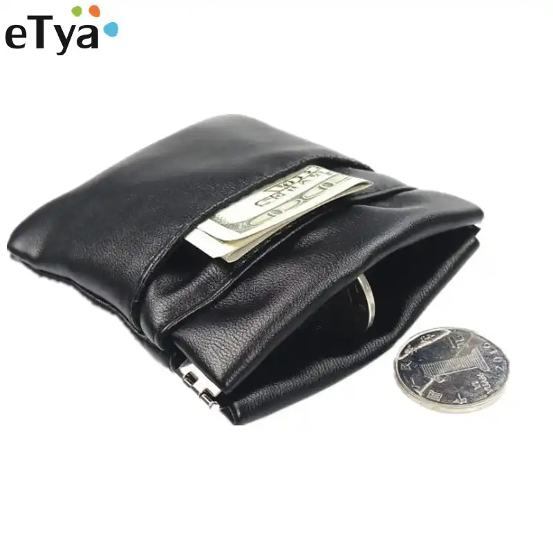 small black coin purse