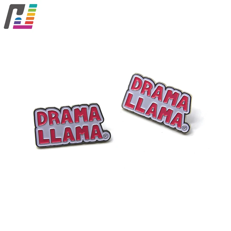 Пользовательские оптовые красочные мягкая эмаль Pin Драмы Ламы 1 5 дюймов|enamel