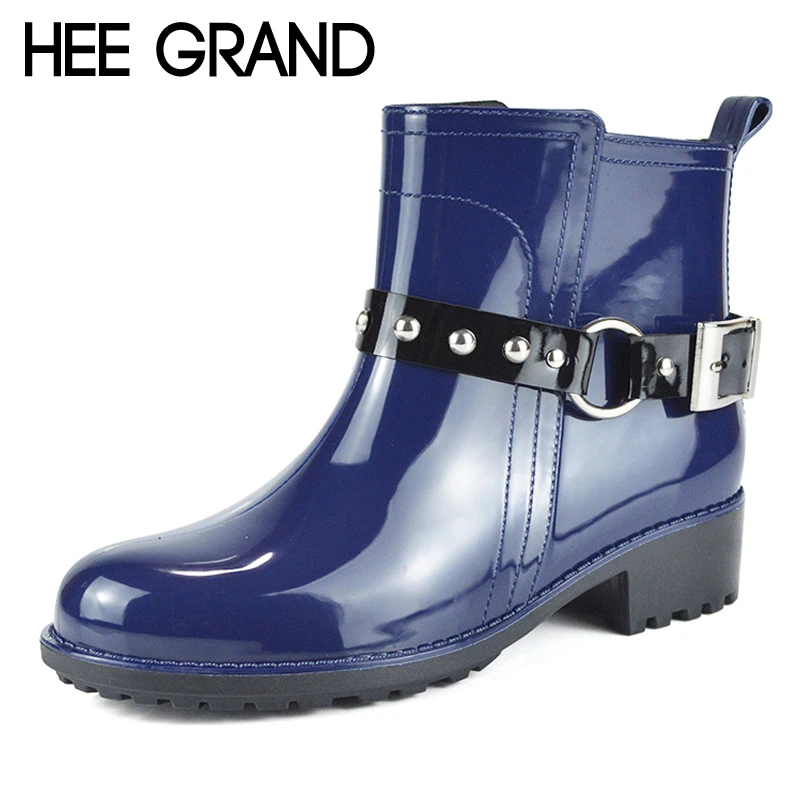 Buy HEE GRAND Fashion RainBoots Round Toe Women Rubber