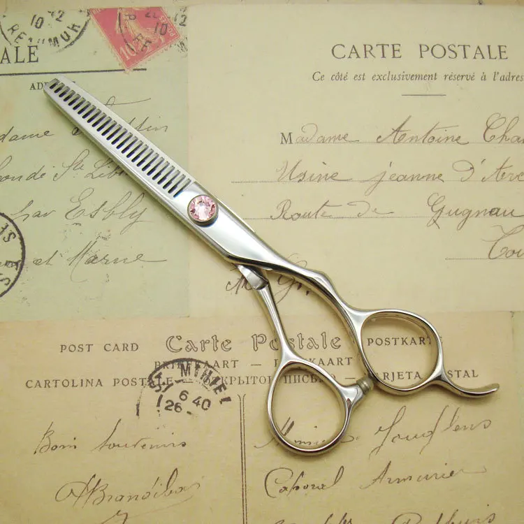 

free ship! Japanese 440C professional high quality salon hairdresser's hairdressing hair thinning scissors