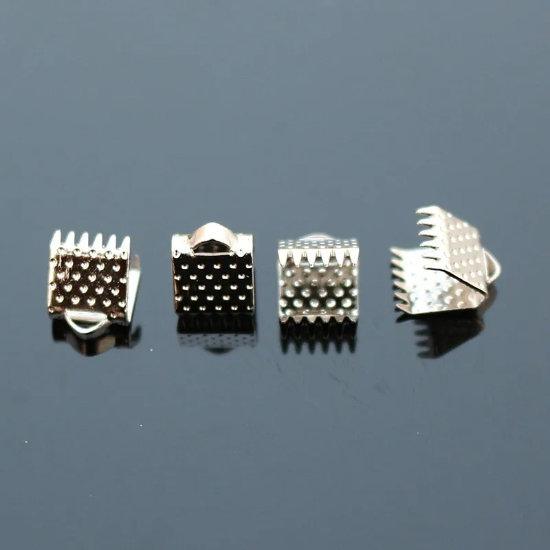 

D009 100pcs/pack Jewelry Findings & Components Textured End Caps Crimp Beads Clasp Fit Jewellry Making DIY Accessories 2017 HOT