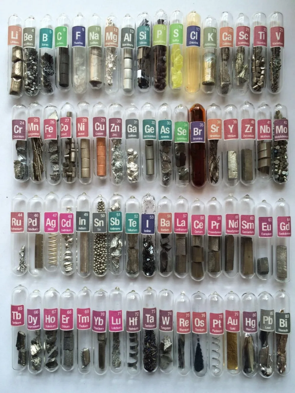 

Glass seal element set Mini type 68 kinds metals