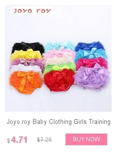 Joyo roy/детские штаны из чистого хлопка для мальчиков и девочек, трехуровневые тренировочные штаны, подгузники, трикотажные штаны с вышивкой