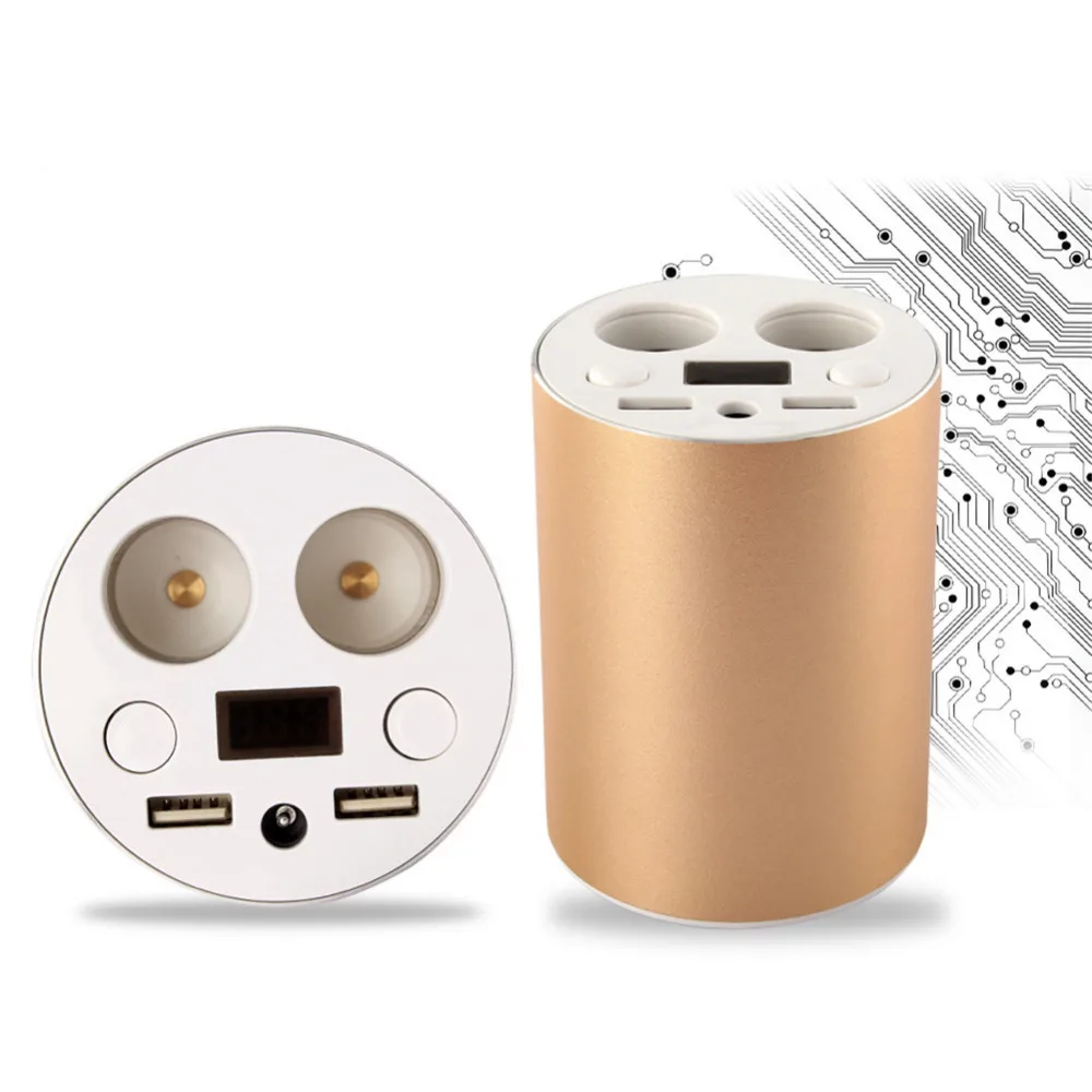 Multi Car Charger Dual USB Ports 3.1A 2Standard 12 24V Car